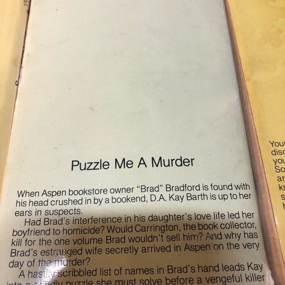 Vintage 1978 1979 A Zebra Mystery Puzzler Books Solve The Crime # 2, 23, 26 - Picture 8 of 10